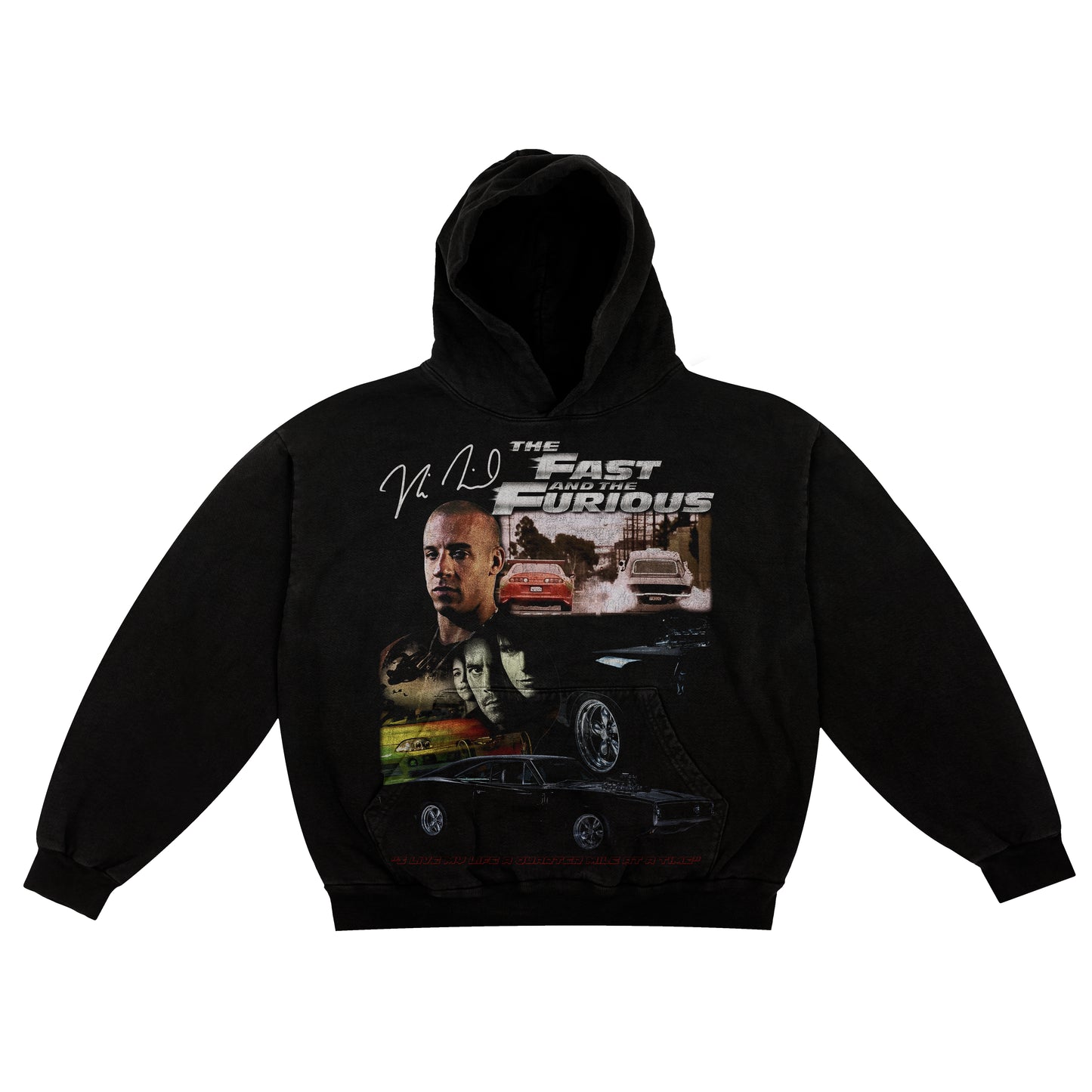 the Fast and the Furious 2001 Charger Hoodie