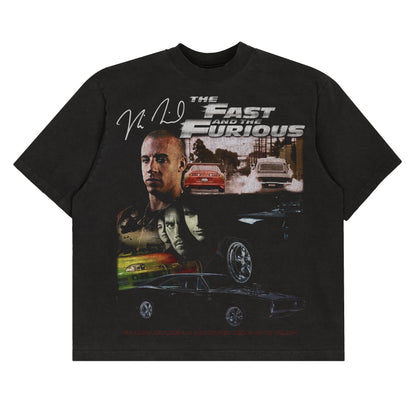 the Fast and the Furious 2001 Charger Tee