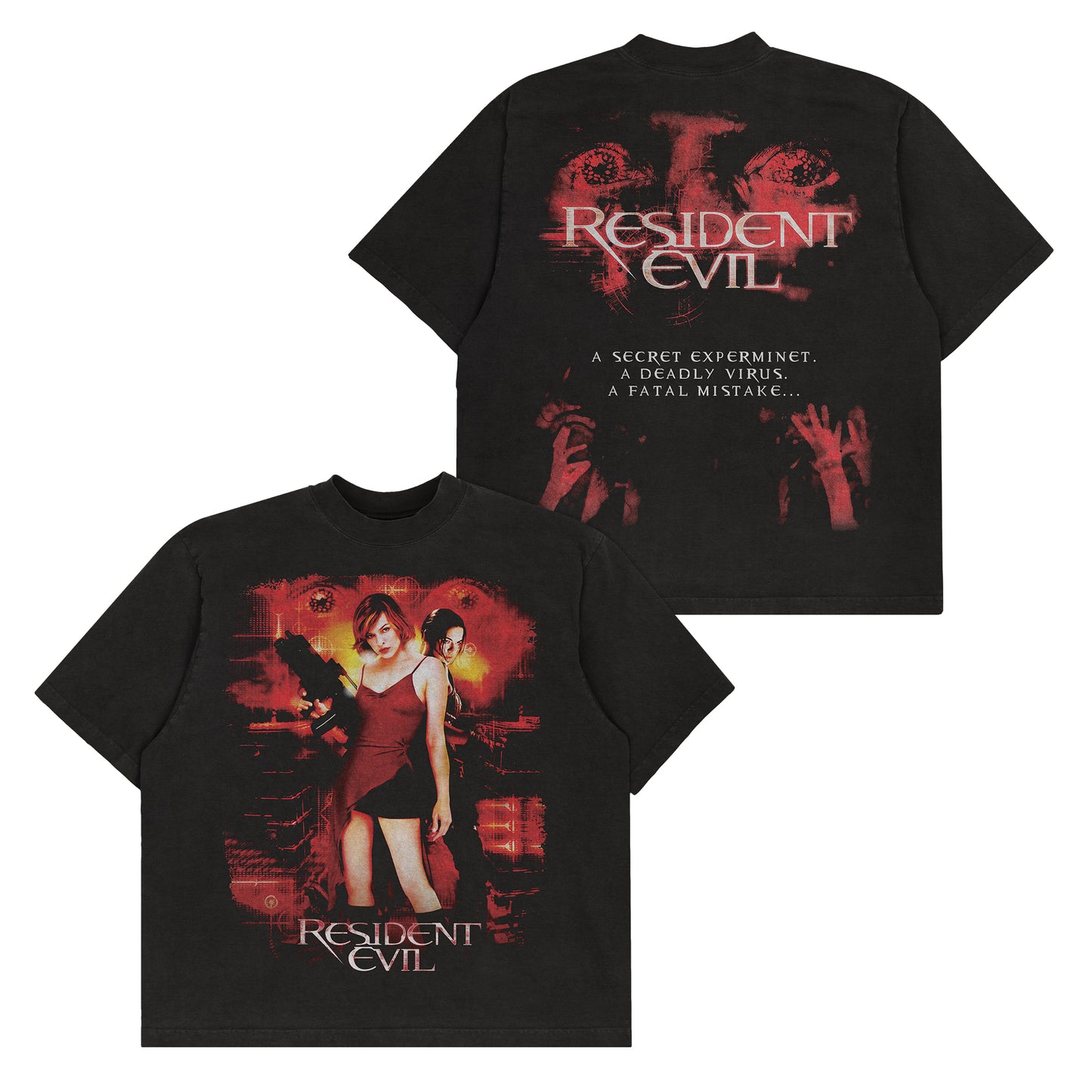 Resident Evil 2002 F&B print Tee